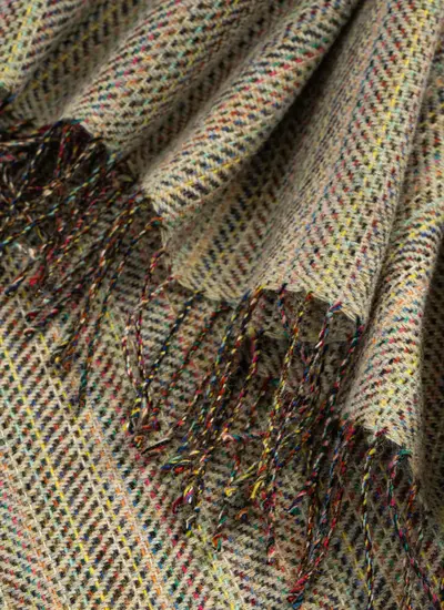 Lichen Tweed Wool Throw